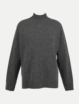 Strickpullover aus Woll-Seide-Mix Grau 38 - Peserico - FashionsVida