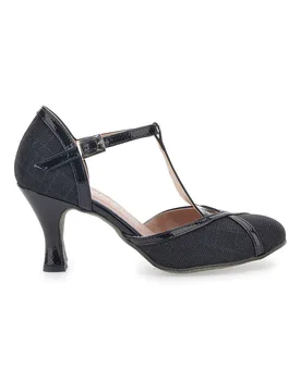 Scarpe da Ballo Nere con Cinturino 325 75 37 - THE FIRST DANCE - FashionsVida