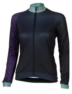 Maglia A Maniche Lunghe Race Blue / Green / Lilac - XLC - FashionsVida