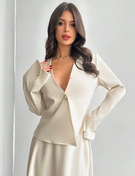 Conjunto Elegante de Blazer y Falda para Viajes Diarios M - Shein - FashionsVida
