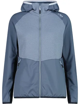 Woman jacket fix hood chaqueta outdoor mujer Azul (42) - CMP - FashionsVida