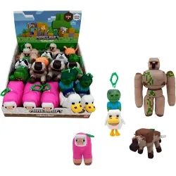 Peluche llavero Minecraft surtido