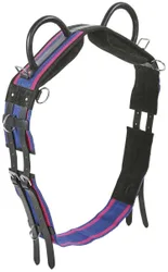 Longiergurt Double, navy-passion-pink, SH