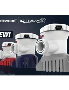 Tsunami Mk2 T800 42l/min Bilge Pump White 114 x 101 x 96 mm unisex - Attwood - FashionsVida