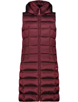 Woman vest fix hood chaleco outdoor mujer Granate (46) - CMP - FashionsVida