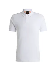 Poloshirt Slim Fit PASSENGER blanco XL