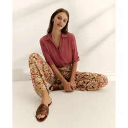 Pantalones rectos de mujer largos