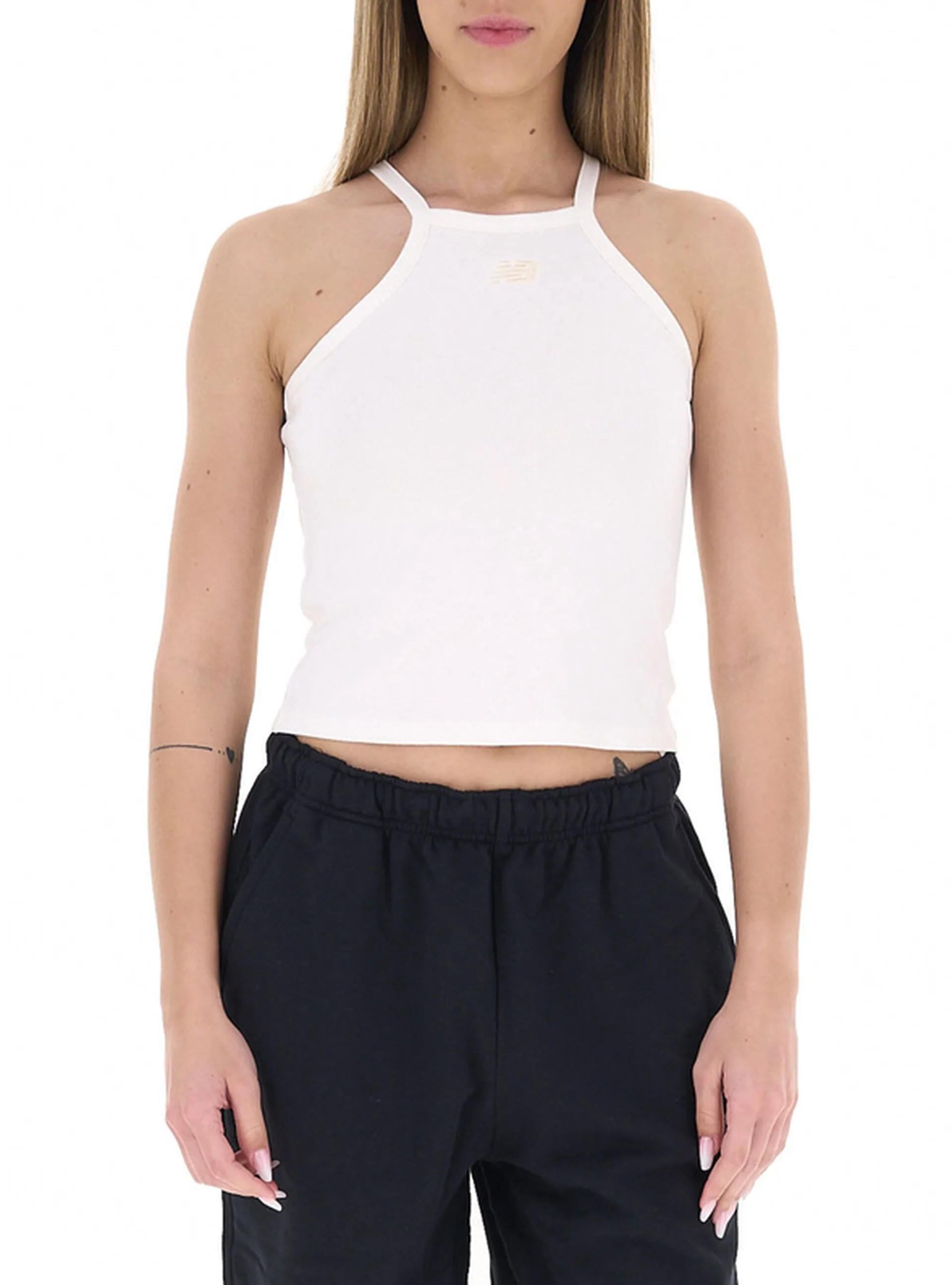 Top in cotone BIANCO XS - New Balance - FashionsVida