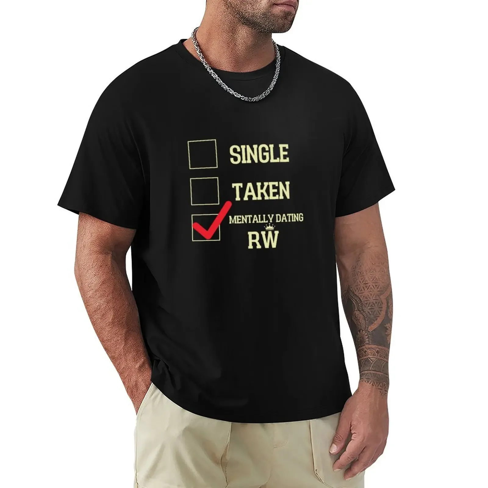 Mentally Dating Robbie Williams T-Shirt Basic Solid Color Casual Tee Shirt - Aliexpress - FashionsVida