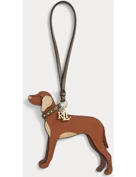 Llavero charm de piel - Lauren Ralph Lauren - FashionsVida