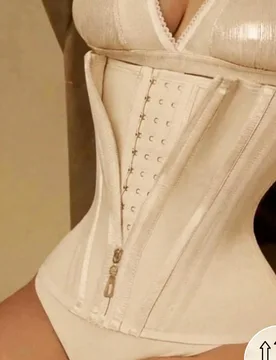 Pieza Bustier de compresión con cremallera delantera, faja moldeadora para mujer, entrenador de cintura colombiano L - Shein - FashionsVida