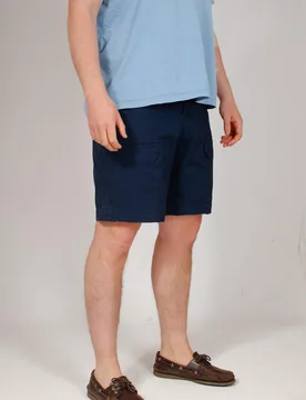 Mens Cargo Shorts - Navy Cotton - Size 30r - Nautica - FashionsVida