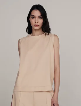 Skye Sleeveless Tank Top In Pink - S - Lily and Lionel London Limited - FashionsVida