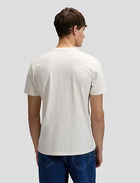 Regular Medium Wobbly Tee Natural Größe M male - Lee - FashionsVida