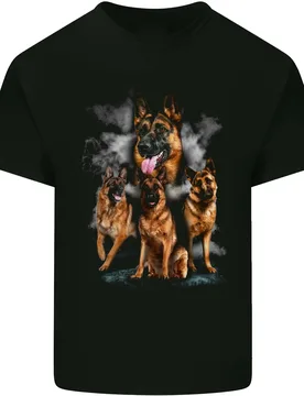 Shepherd Montage For Dog Lovers Mens Cotton T-Shirt Tee Top Premium Cotton Short Sleeve O-Neck Mens Tshirt S-3XL - Aliexpress - FashionsVida