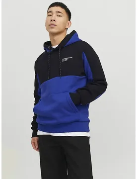 Felpa Con Cappuccio Force Bluing M - Jack & jones - FashionsVida