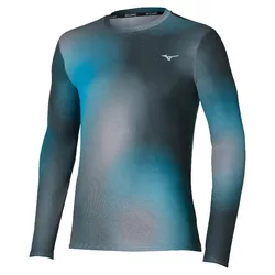 Langarmshirt Core graphic - Gris - male - Size: M