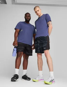 Pantalón cortos de hombre M RUN VELOCITY AOP 7" SHORT - Puma - FashionsVida