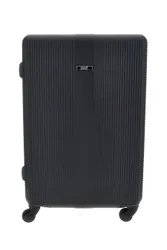 Valigia Trolley grande nero rigido con chiusura a combinazione 208/G