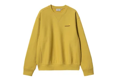 American Script Sweatshirt - Sweatshirt-Crewneck - gelb - Herren - Size: S