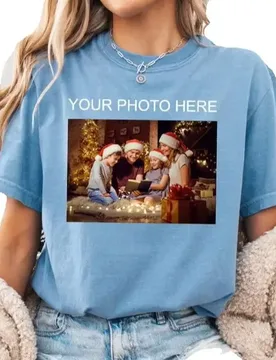 Custom Photo Family Pet Favor Image Shirt Personalized Picture Tee For Men Women Short Sleeve Cotton Shirt Birthday Gifts Tee - Aliexpress - FashionsVida
