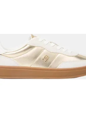 Tenis con acabados dorados - Tommy Hilfiger - FashionsVida