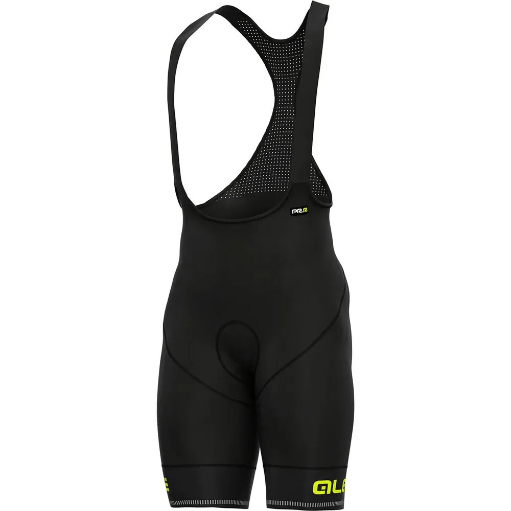 Salopette Sella Plus Black / Fluor Yellow - Ale - FashionsVida