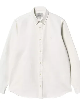 L/s bolton shirt - white - CARHARTT WIP - FashionsVida