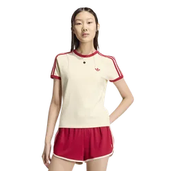 Slim Women T-Shirts - White - Size L (16-18) - Cotton Jersey - White - Size: Large
