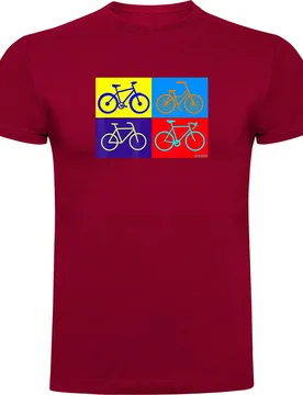 T-shirt à Manches Courtes Bike Warhol - Kruskis - FashionsVida