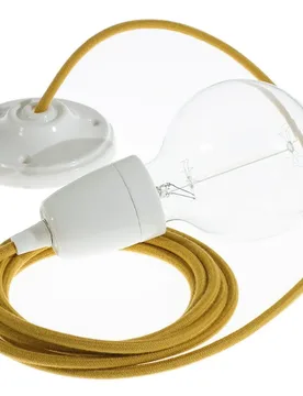 Cables Suspension Luminaire Rc31 1 M Golden Honey / White One Size - Creative - FashionsVida