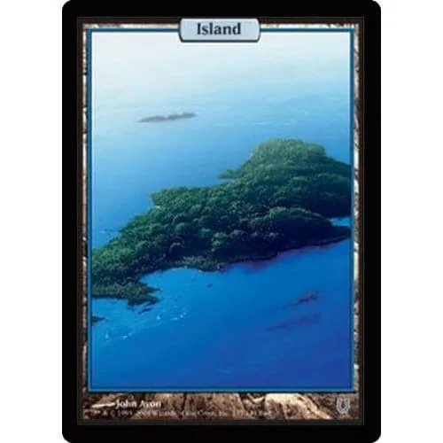 Island (foil) Unhinged - Magic: The Gathering - FashionsVida