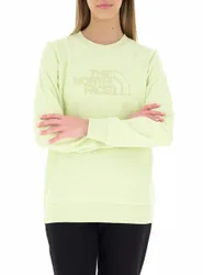 Felpa girocollo cotone VERDE LIME XS