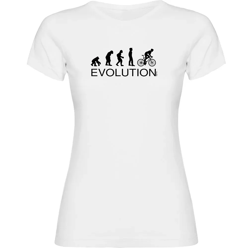 Maglietta A Maniche Corte Evolution Bike White - Kruskis - FashionsVida