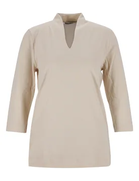 V-Shirt 3/4 Arm Interlock female - 42 - FashionsVida