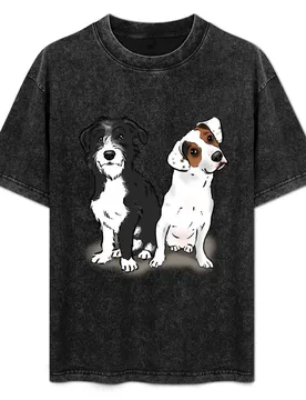 Pups for Candice T-Shirt Street Art Print Tee Shirt - Aliexpress - FashionsVida
