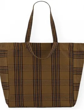 Shopper Tote Bag Elisa - Tartan Einheitsgrösse - Rose In April - FashionsVida