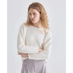 Jersey de manga larga cuello redondo