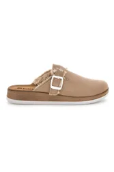 Sabot beige con fibbia e interno caldo 39 CT 37