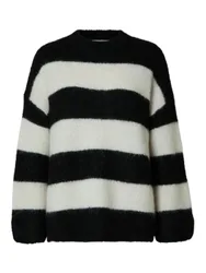 SFGABEA S KNIT O-NECK CAMP femae