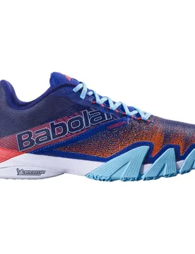 Jet Premura 2 Padel Shoes Blue / Poppy Red UK 12.5 - Babolat - FashionsVida