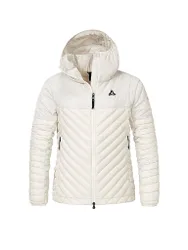 SCHÖFFEL Damen Isojacke Cascata Down Hoodie weiss 38 W