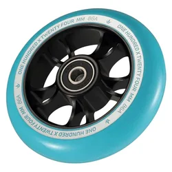 Roue De Scooter 10 Spokes Black / Turquoise 100 mm unisex