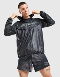 Mens Giacca Antivento Stride Swoosh - Nero, nero nero Uomo taglia S