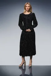 Women's Trim Panelled Boho Maxi Dress in Black Size: 6 - Black - Size: 6