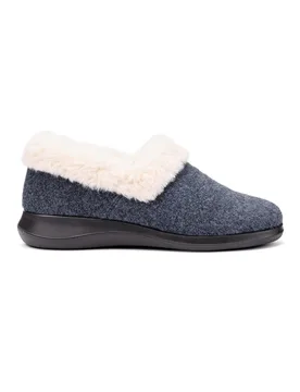 Snug II Women's Wide Fit Felt Slipper - - Size: 9 - Hotter - FashionsVida