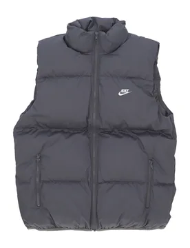 Piumino Smanicato Uomo Club Puffer Vest Iron Grey/white - Nike - FashionsVida