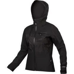 Singletrack ii cortavientos ciclismo mujer Negro (XL)