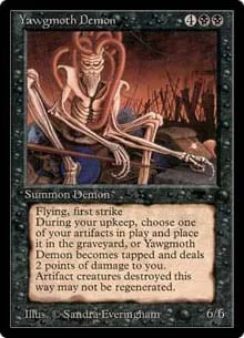 Yawgmoth Demon Antiquities - Magic: The Gathering - FashionsVida