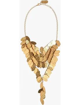 Collar largo con pétalos decorativos unidos - Parfois - FashionsVida